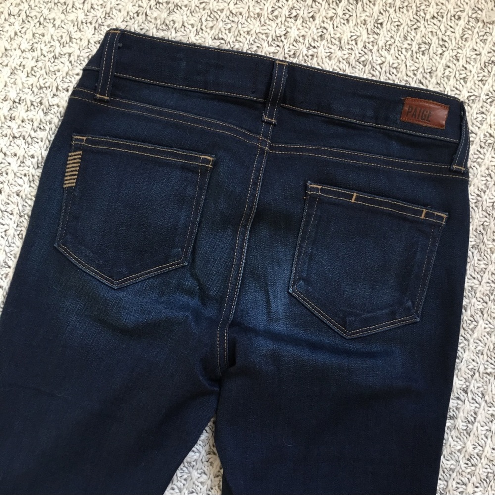 Paige Verdugo Ankle Skinny Jean Sz 26 Low Rise - Picture 4 of 6